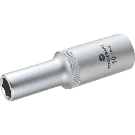 Douille 6 pans extérieurs 10 mm Longueur: 77 mm TOOLCRAFT 816173 Propulseur: 1/2" (12.5 mm) 1 pc(s) (1/2)