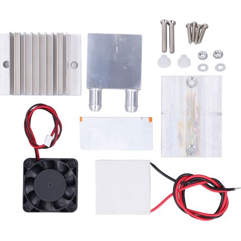 Module de refroidissement pour radiateurs de voiture, refroidisseurs d'eau, plaque de refroidissement pour semi-conducteurs, petit kit à monter soi-même, 12 V (1/5)
