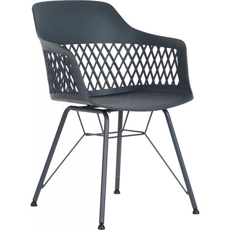 Chaise de cuisine design bleue élégante et moderne - Bleu marine (1/5)