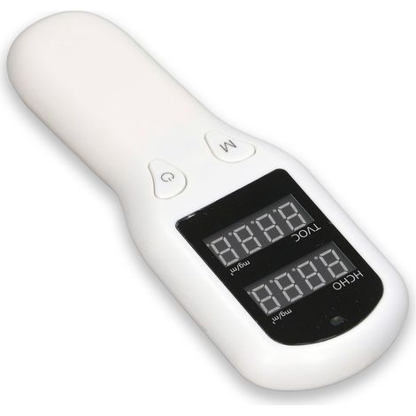 Détecteur de qualité de l'air haute précision, testeur HCHO/TVOC, écran LCD, moniteur de gaz portable pour l'intérieur (1/5)