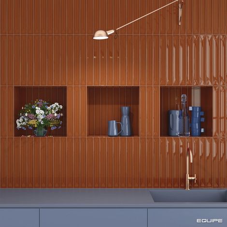 Faience Décor VITRAL Caramel 5x40cm Axis (1/4)
