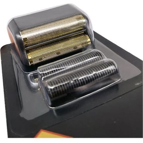 Lame Rasoir - Tête de Coupe en Titane Doré - Compatible avec Rasoir Électrique Wahl 8164 - Lot de 2 (1/4)