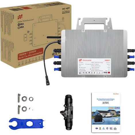 Onduleur Solaire, Sortie CA 2500W, Conception Étanche IP67, inverter 2000W (1/2)