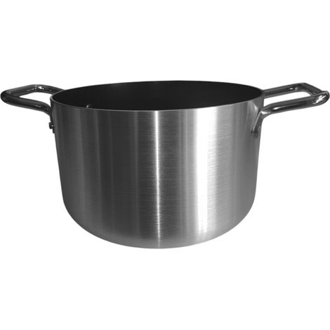 Casseruola Pentola Alta Alluminio Antiaderente 16 Litri D32 H20 uso professionale e domestica Baldassare Agnelli Fasa Basic