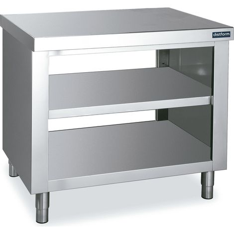 Meuble Inox avec Etagères Traversantes - Gamme 700 - Distform