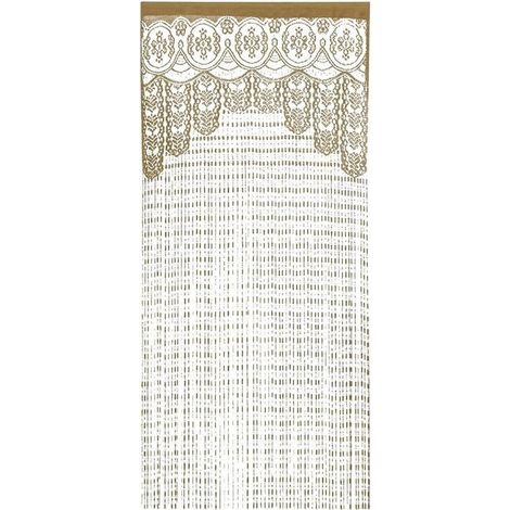 Bohemian Style Macrame Lace Curtain, Mosquito Net Door Curtain for Bedroom, Closet, Decoration (1/5)