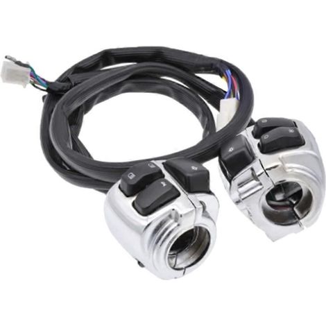 Interrupteur de commande de guidon de moto 1 pouce 25 mm pour-- (1/5)