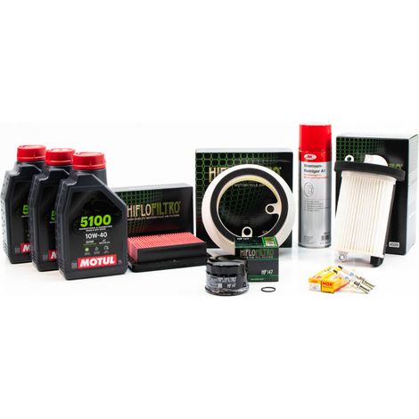 Kit Entretien Révision pour YAMAHA XP 530 TMAX de 2012 à 2016 - Huile MOTUL 5100 10w40 3L