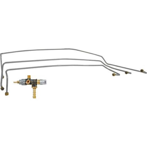 1CF TUBO ALLUMINIO CON RUBINETTO VALVOLATO per stufa a gas