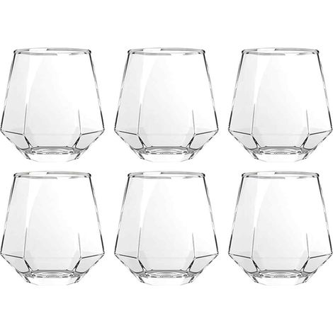 Verre À Whisky - 300 ml - Pour Whisky Rhum Cognac Vodka - Lot De 6 (1/5)