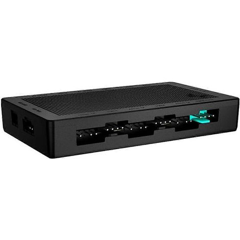 Hub de ventilateurs ARGB à 12 ports, alimentation SATA, PWM pour boîtier PC SC700/SC790