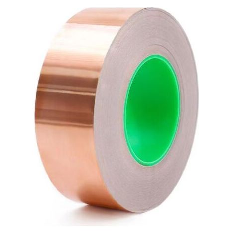 Ruban cuivre répulsif anti-limaces 50 mm x 20 m – Protection autocollante – Résistant à la chaleur et à l\\'humidité – Blindage EMI (1/5)