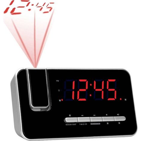 [GEBRAUCHT] B-Ware Denver CRP-618 Radio tragbar Bluetooth Lautsprecher Musikbox Lautsprecher (1/2)