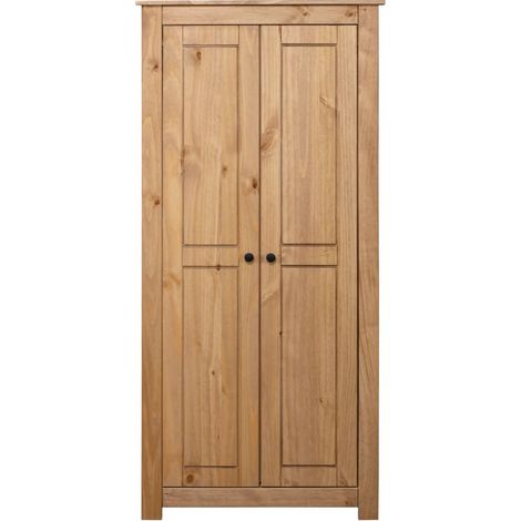 INLIFE Garde-robe 80x50x171,5 cm Pin massif Assortiment Panama (1/5)