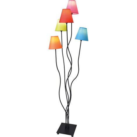 Naeve COLORI Lampadaire multi-bras multicolore 5xE14