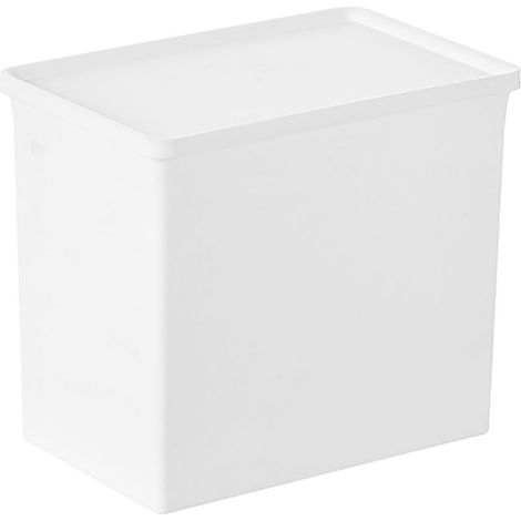 Große Aufbewahrungsboxen mit Deckel, stapelbar, multifunktional, Kunststoffbehälter für Schränke, Arbeitsplatten, Küchen und Badezimmer (1/5)