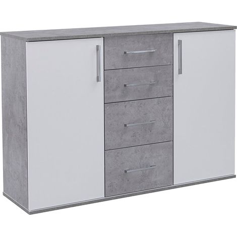 Comoda Aparador Joana 2 Puertas y 4 Cajones (1/5)