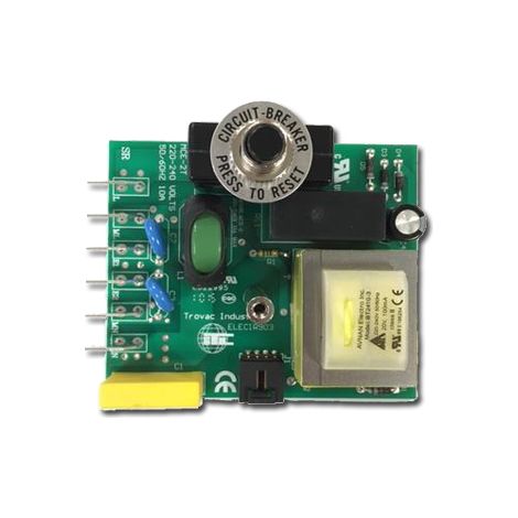 Carte électronique STD 240V 10 Amps pour centrale d'aspiration cyclovac GS95, GS115, E215, E615, E715, H215, H615 et H715 (avant mi-mars 2015), Cyclovac ELECIR903