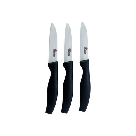 Couteau office - PRADEL - Pradel Excellence - Lot de 3 - Lame en céramique - Résistance à l'usure