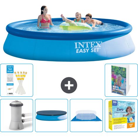 Intex Piscina Easy Set Rotonda - 396x84 cm - 7-pezzi  S198