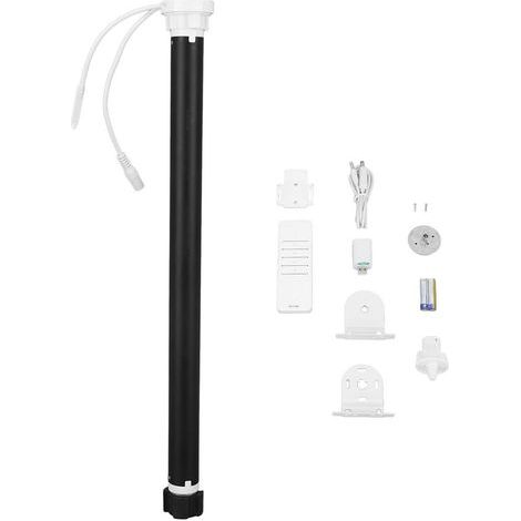 Moteur de store enrouleur électrique moteur de rideau d'ombrage de fenêtre à rouleau tubulaire rechargeable intelligent compatible avec tube de 38 mm 40 mm DC7.4V (1/5)