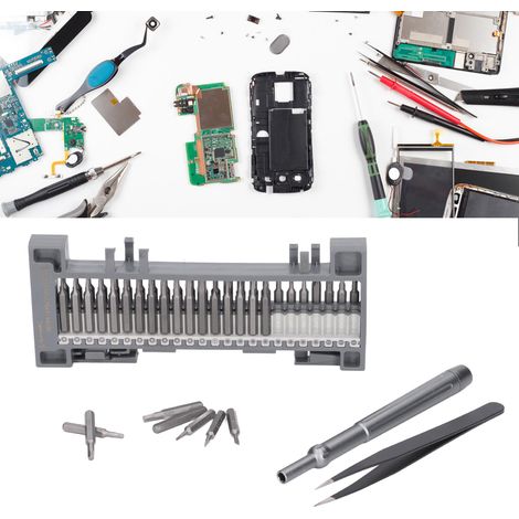 Kit de tournevis de haute précision 50 en 1, matériau S2, étui pour outils de réparation et de démontage de téléphones portables, BEST-8934A (1/5)