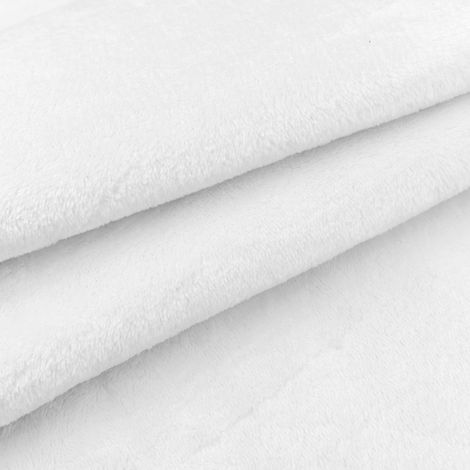 Forro polar Minky blanco (1/4)