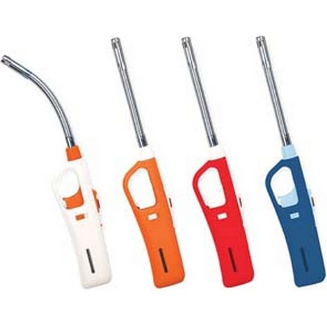 12BL ACCENDIGAS A FIAMMA FLEX CON TUBO FLESSIBILE - colori assortiti