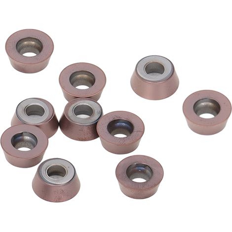 Lot de 10 plaquettes de tournage carbure RDMW1204MOEP, outils CNC de coupe et fraisage, kit de rechange pour tour, lames en métal dur (1/5)