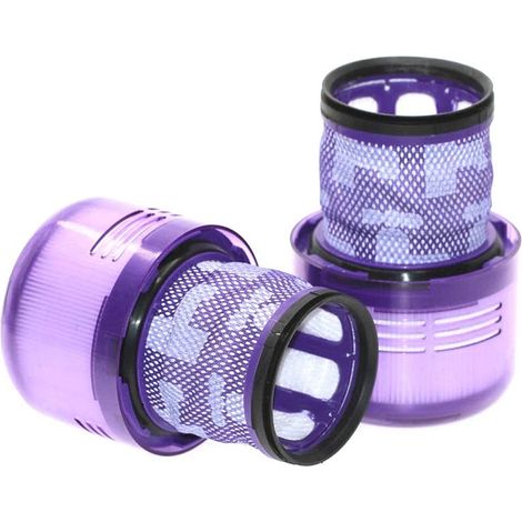 Filtro de 2 unidades compatible con Dyson V11 SV14, accesorio de filtro para aspiradora, pieza de repuesto para aspiradora ciclónica para filtro de aspiradora lavable, compatible con Total Clean, repu (1/4)