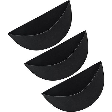 Posheliox Lot de 3 doublures en tissu pour boîte murale ronde feutre (1/5)