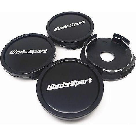 4 enjoliveurs Wedssport 58 mm et 52 mm pour jantes de voiture, protection anti-poussière, accessoires de style automobile Enjoliveurs de roue A (1/3)