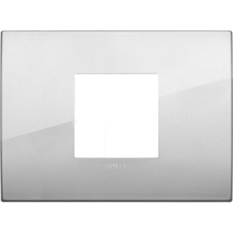 VIMAR - 19652.03 Placca Classic 2M centrali argento