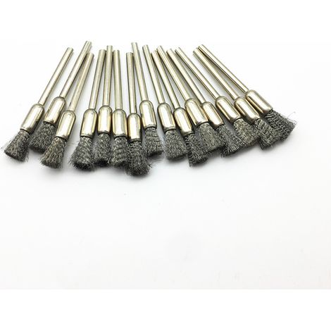 Ensemble de 15 forets, brosse métallique, brosse à roue en acier inoxydable, accessoires pour outil rotatif Dremel - Meulage, polissage, ponçage (1/5)