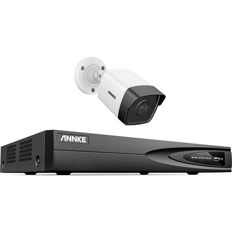 ANNKE 5MP Super HD 4CH NVR IP Security Camera System Night Vision Audio Record H.265+ Outdoor IP67 Weatherproof CCTV Kit (1/5)