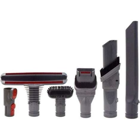 Brush set with 6 vacuum cleaner nozzles and adapter, accessory set for vacuum cleaner models V7, V8, V10, DC35, DC45 and DC58--DTEKGAZ
