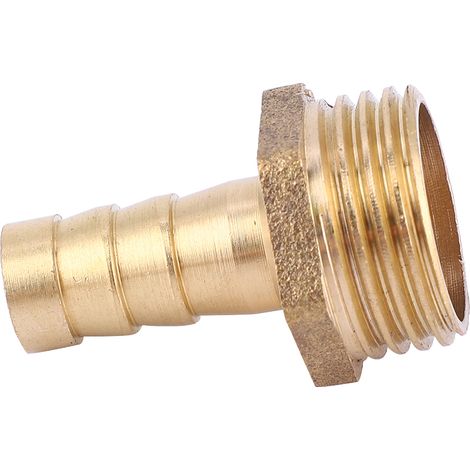 3/4"-BSP-Außengewindeanschluss aus Messing mit 10-mm-Schlauchanschluss – 5-teiliger Schlauchadapter (1/5)