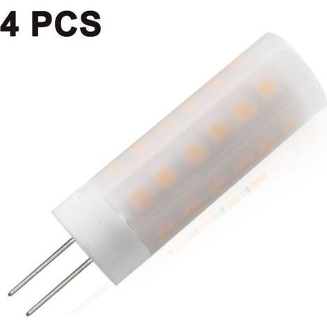 Lot de 1 à 10 Ampoules LED G4 à Flamme vacillante , 12 V CC à 24 V , Effet feu , 4 pièces (1/4)