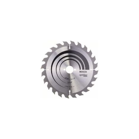 Lama circolare Optiline Wood Ø 30 mm - 230 x 30 x 2,8 mm, 24 - 2 608 640 627