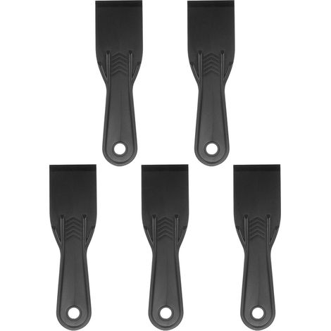 Ensemble de 5 spatules sourcing map, en plastique souple cm large et 6 mm d'épaisseur, pour (1/5)