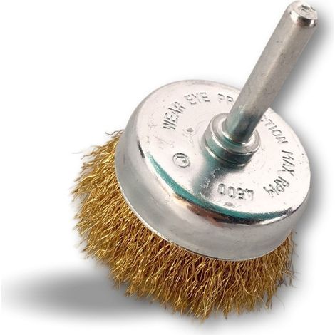Brosses rotatives coupe sur tige Laiton dur - Quantité x 1 - Ø 50 mm - Coupe - Laiton - Dure (1/5)