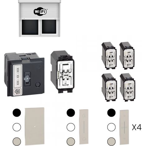 Bticino Kit gestione tapparelle Centralizzato APP Wireless Living Now - K2010KITN nr.04 Tapparelle