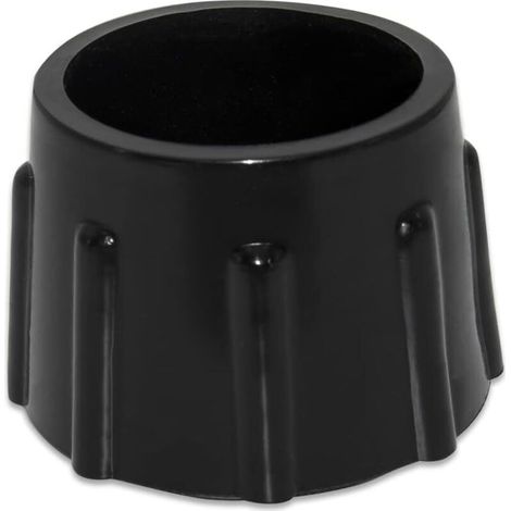 Set mit 4 rutschfesten Bodenschutzkappen aus synthetischem Gummi für runde Möbel, 35 mm Durchmesser, 3,5 cm, Schwarz