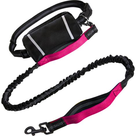 Marsupio sportivo riflettente - completo rosso e rosa