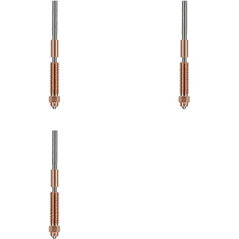 3-facher High-Flow-Druckdüse (verbessert) K1C Chrom-Zirkonium-Kupferdüse für K1 Max Ender-3 V3 Hot End (0,4 mm) (1/5)