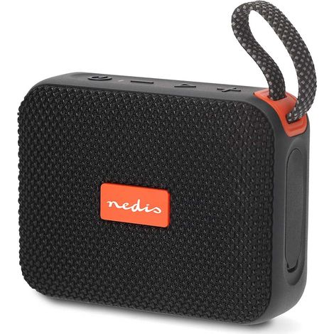 Bluetooth Speaker, 10W, Portable, Waterproof, Black/Orange (1/5)