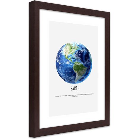 Quadro con cornice, Pianeta Terra - 40x60 (1/5)