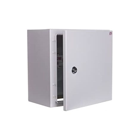 BOÎTIER MÉTALLIQUE 300 X 300 X 200 MM IP65 AVEC PLAQUE ETIBOX GT 30-30-20 001102103 ETI-POLAM 3838895591597