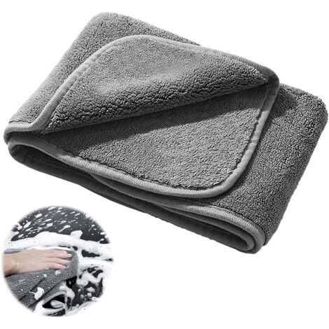 2PCS Microfibre Voiture Chiffon Microfibre Voiture Microfibre Voiture Serviette Microfibre Voiture Chiffons en Microfibre pour Le Nettoyage Domestique Et Les Voitures 40 40cm (1/5)
