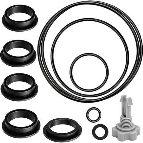 Fini les fuites sur votre filtre Intex Kit 12 pièces – Soupape + joints + soupape vidange – Caoutchouc de qualité – Installation facile – Évite achat pompe neuve – Piscine prête été (1/4)
